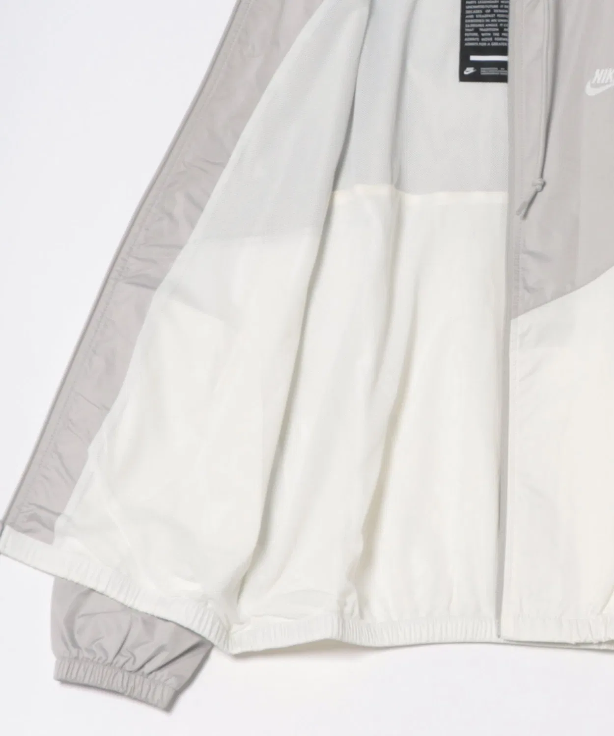 Мужская куртка с капюшоном Nike Windrunner, модель LTIROR/SAIL, Grey — фото 3