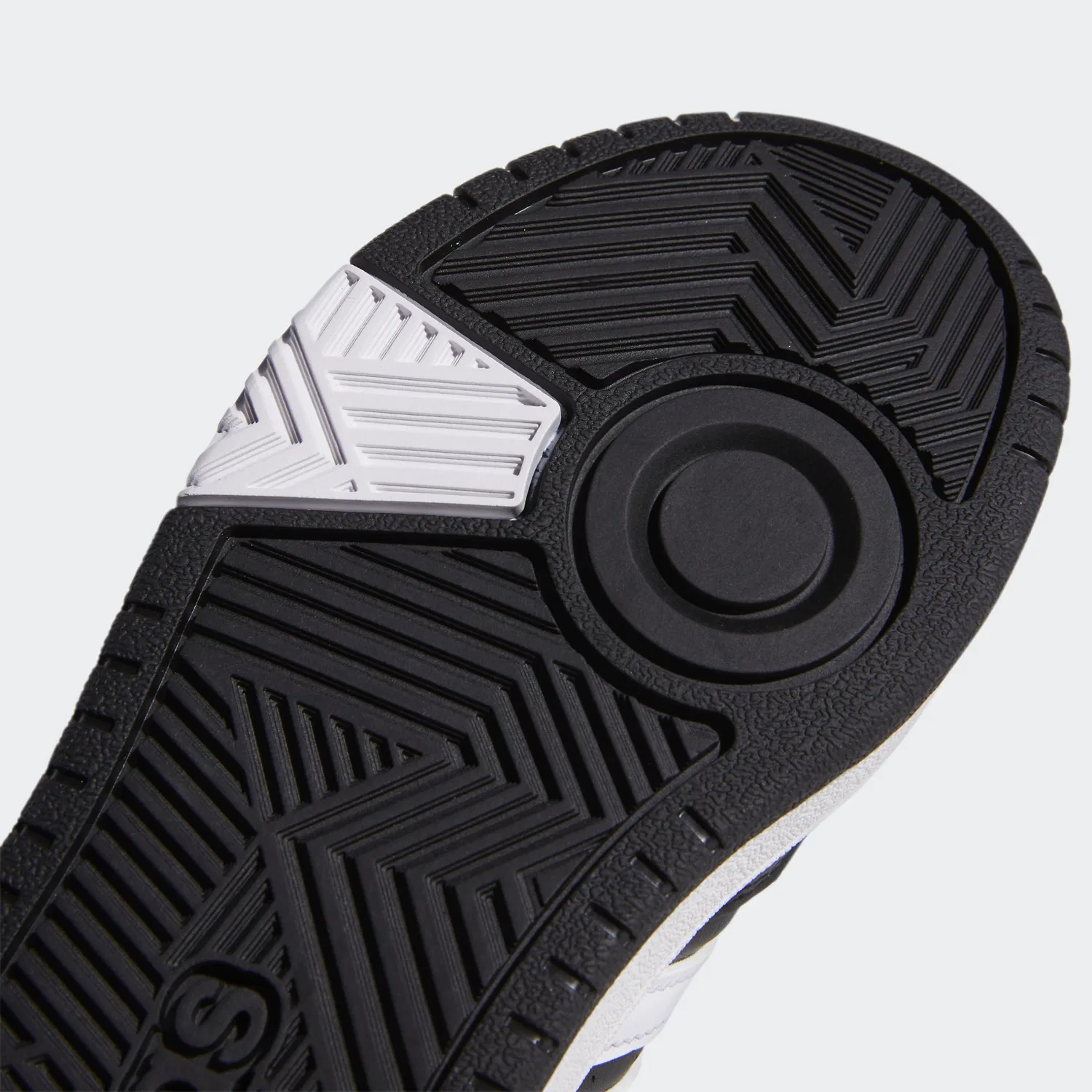 Детские кроссовки для мальчиков и девочек Adidas, Hoops Mid, Core Black Cloud White Grey Six — фото 4