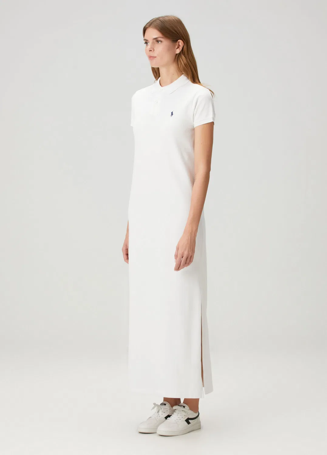 Платье поло Polo Ralph Lauren, white — фото 2
