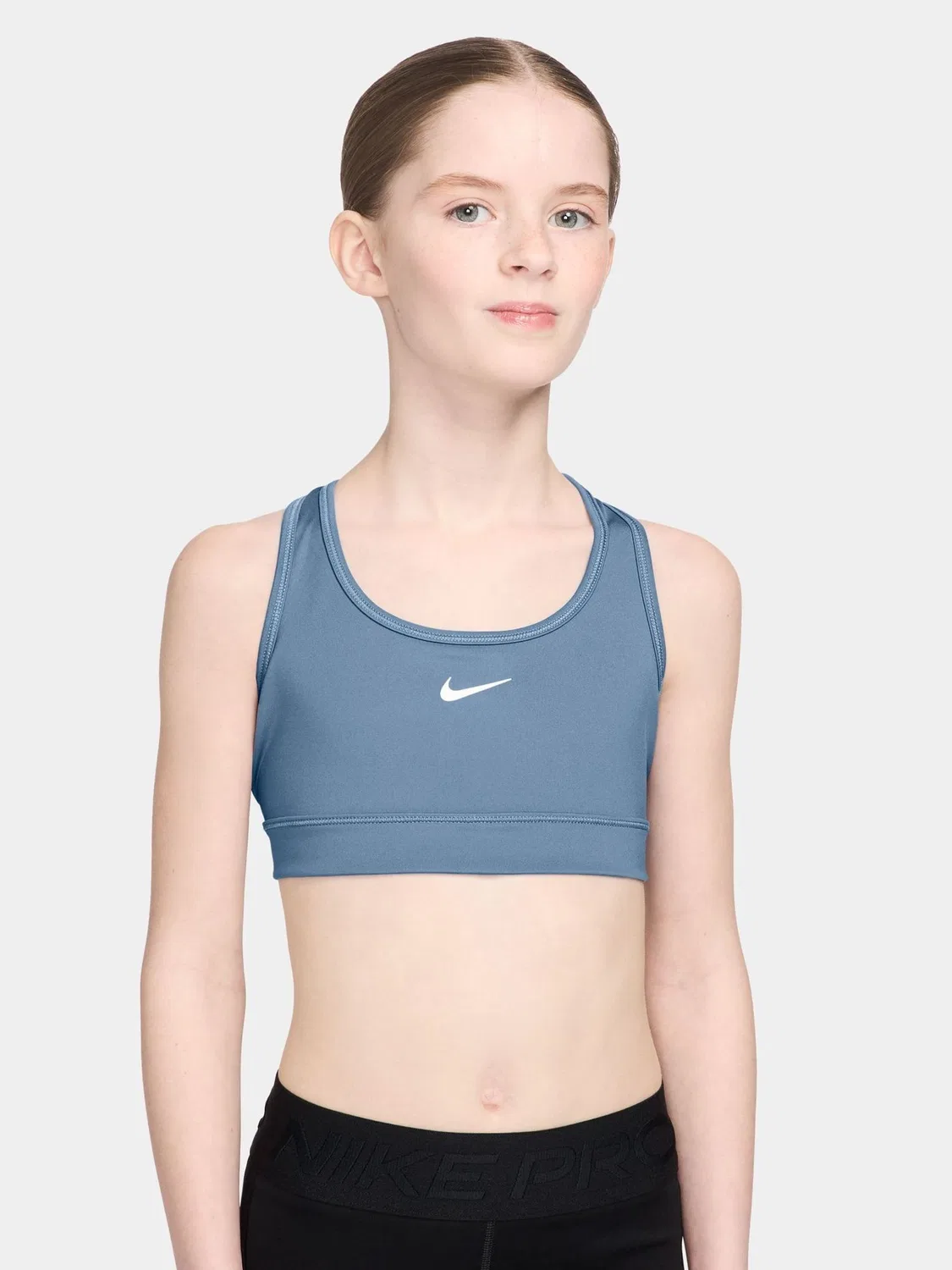 Спортивный бюстгальтер Nike Swoosh, Work Blue