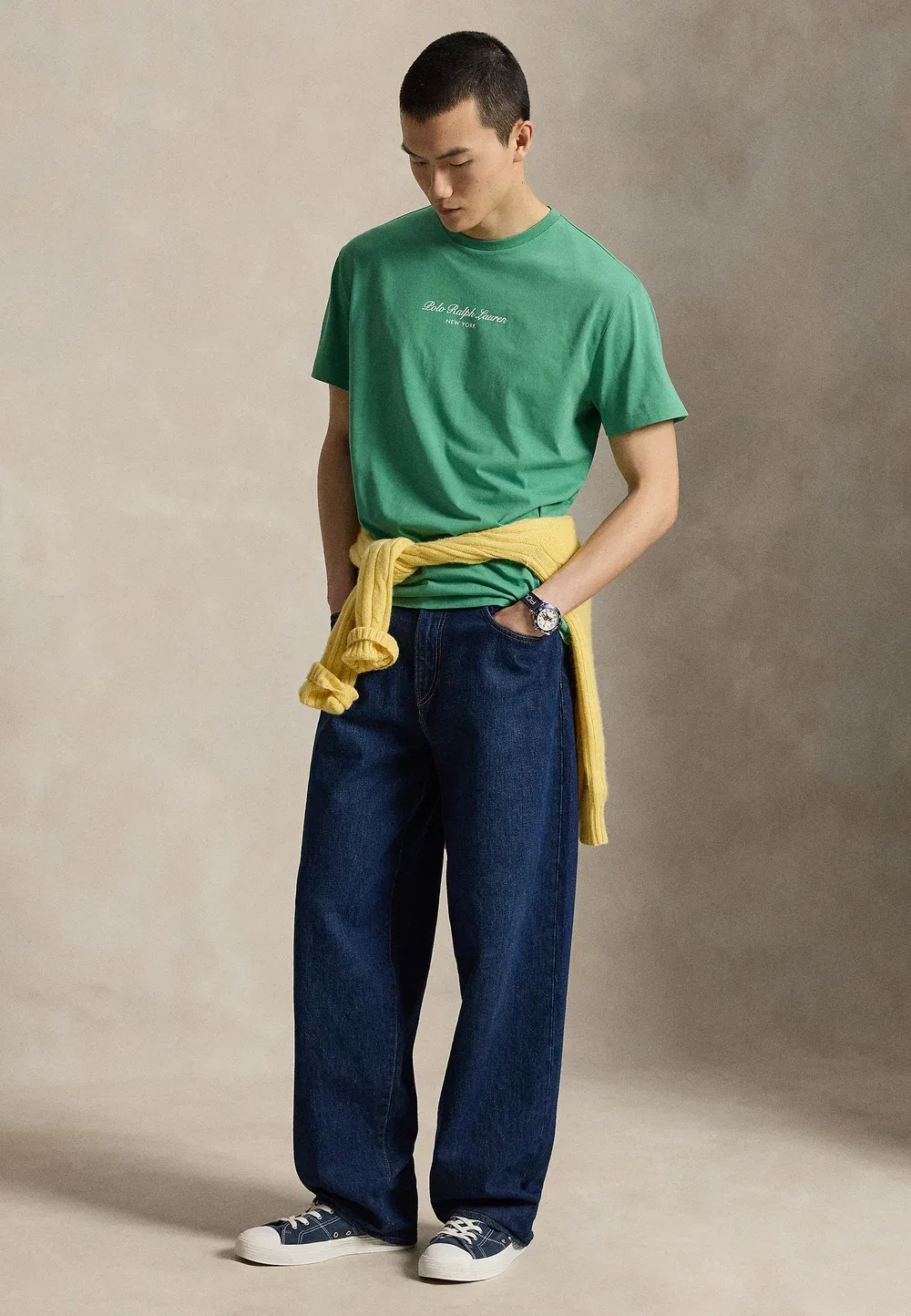 Классическая футболка с логотипом - футболка с принтом Polo Ralph Lauren, Raft Green — фото 2