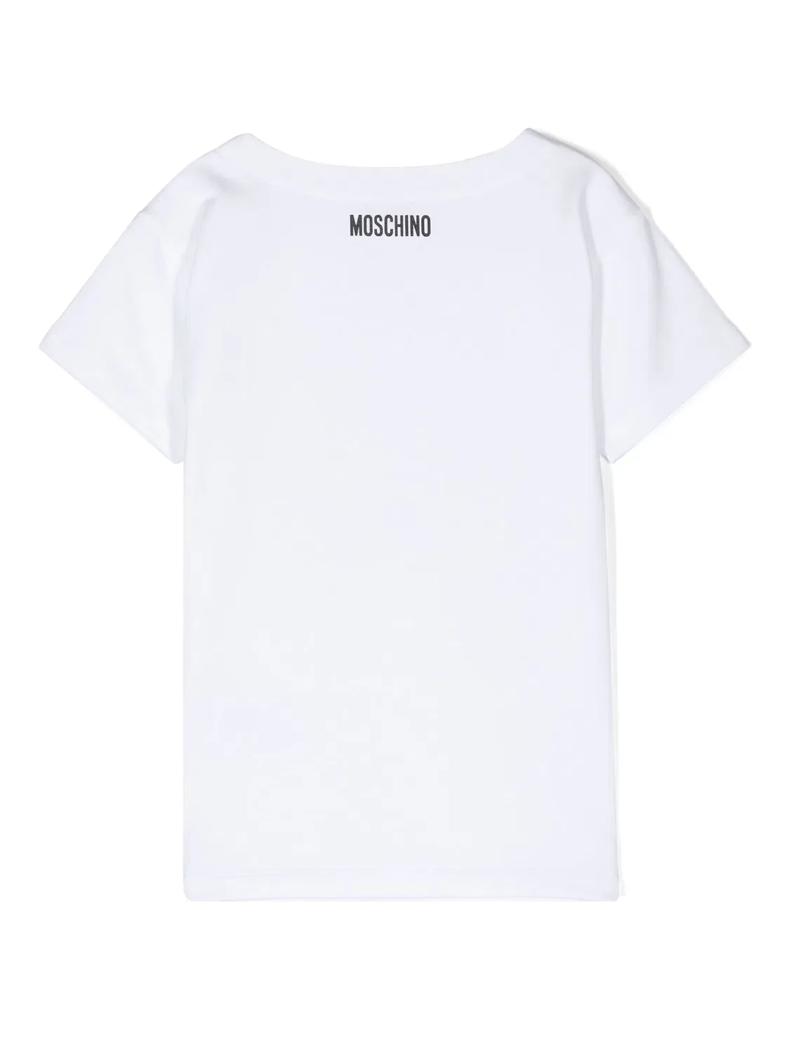 Платье‑футболка с графическим принтом Moschino, белый — фото 2