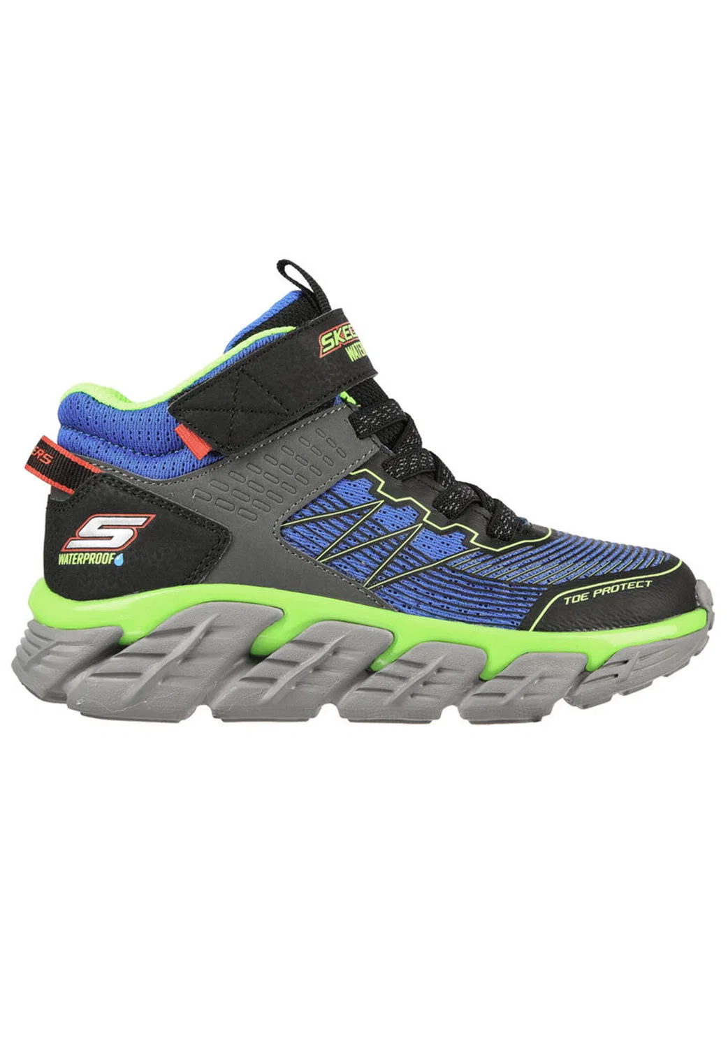 Детские кроссовки для мальчиков с высоким верхом TECH-GRIP HIGH-SURGE Skechers, Schwarz — фото 3