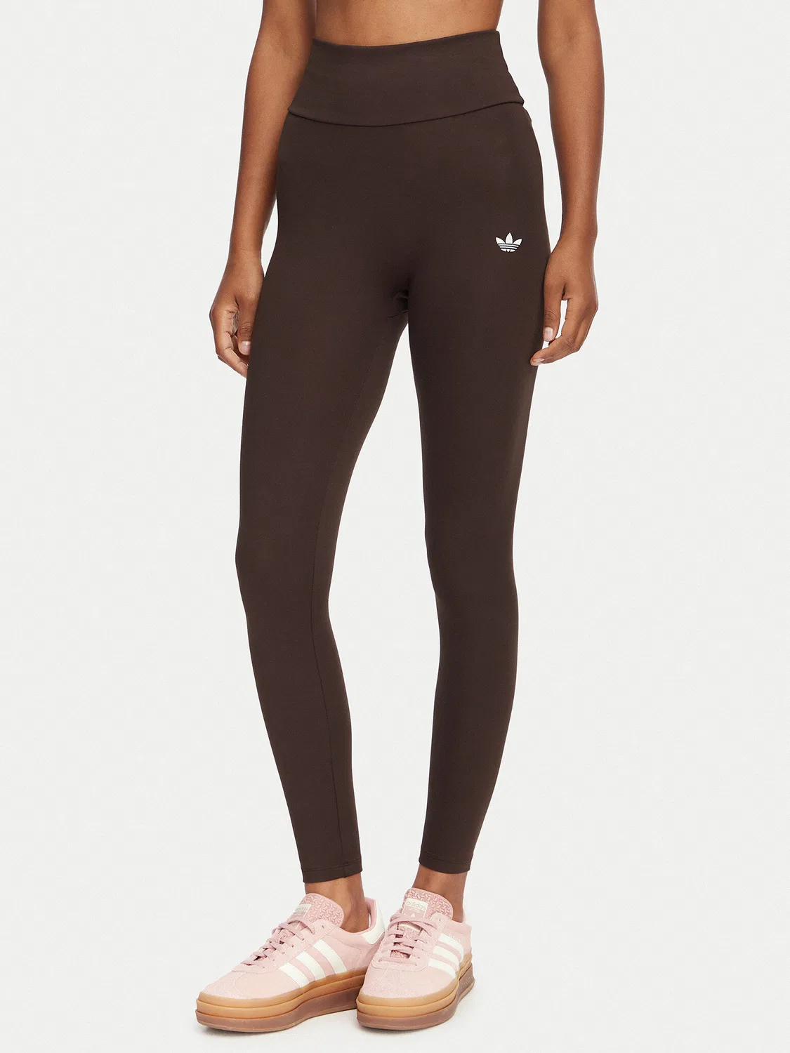 Женские леггинсы облегающего кроя Essentials Adidas, коричневый