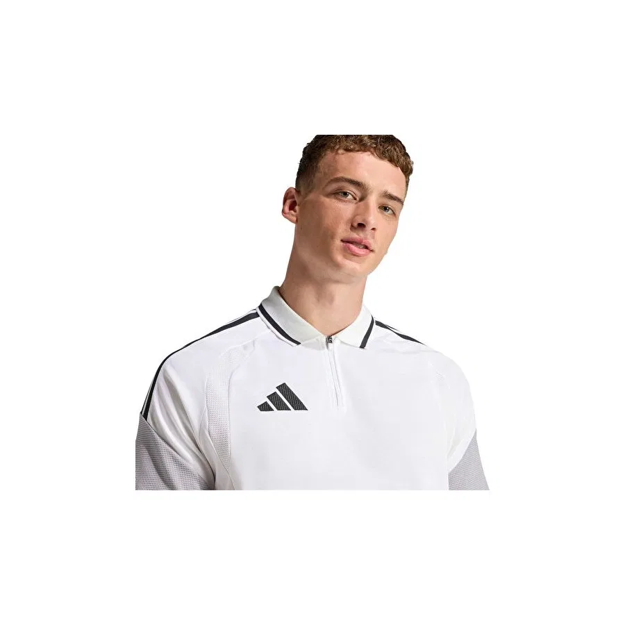 Футболка поло с длинным рукавом Tiro 26 Competition Polo, adidas, Белый — фото 4
