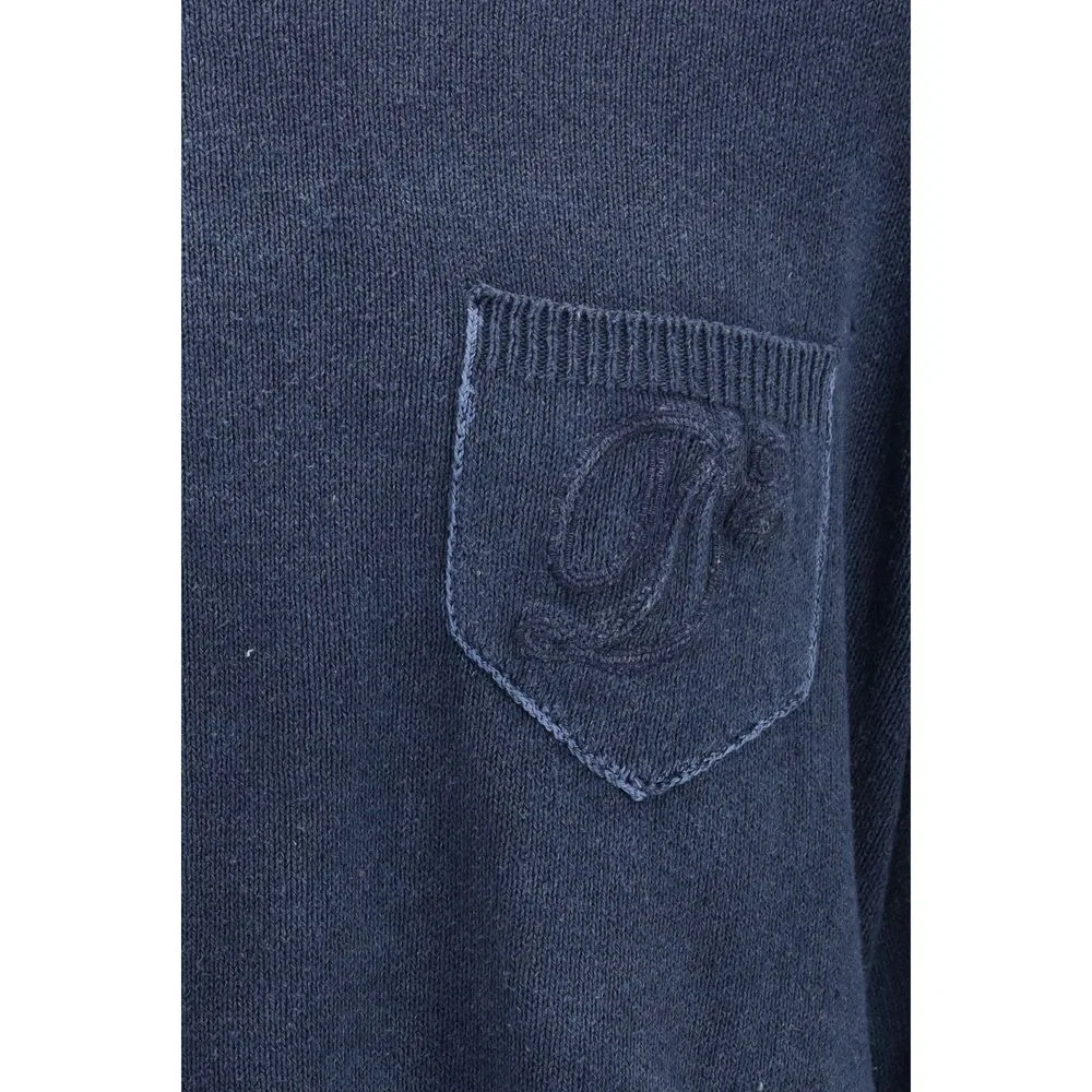 Мужской свитшот с карманом Blue Polyester Sweatshirt Dsquared2, Blue — фото 3