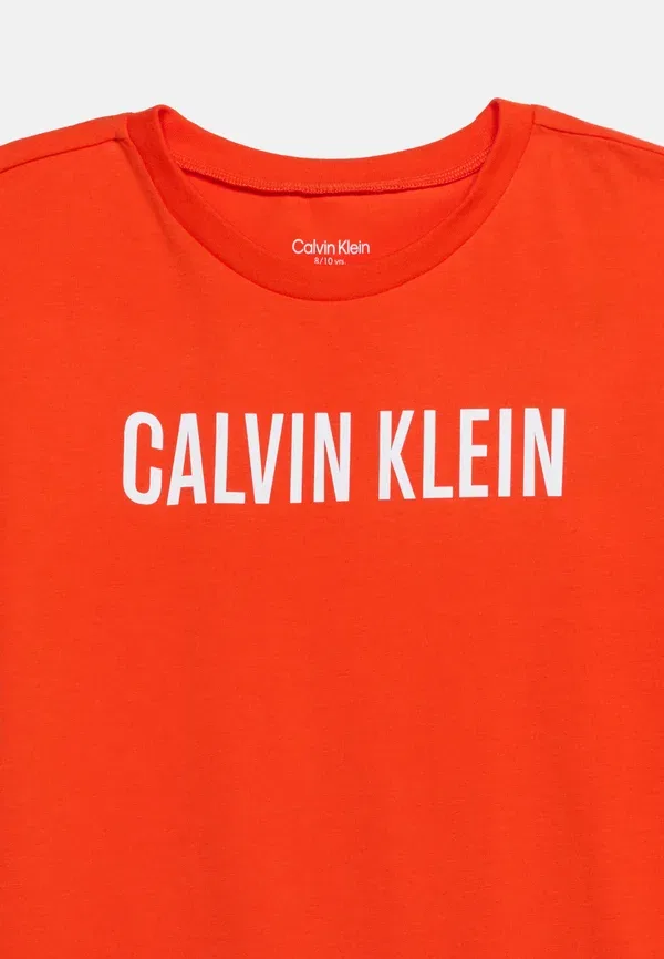 Комплект пижамы Calvin Klein Underwear, черный/оранжевый — фото 4
