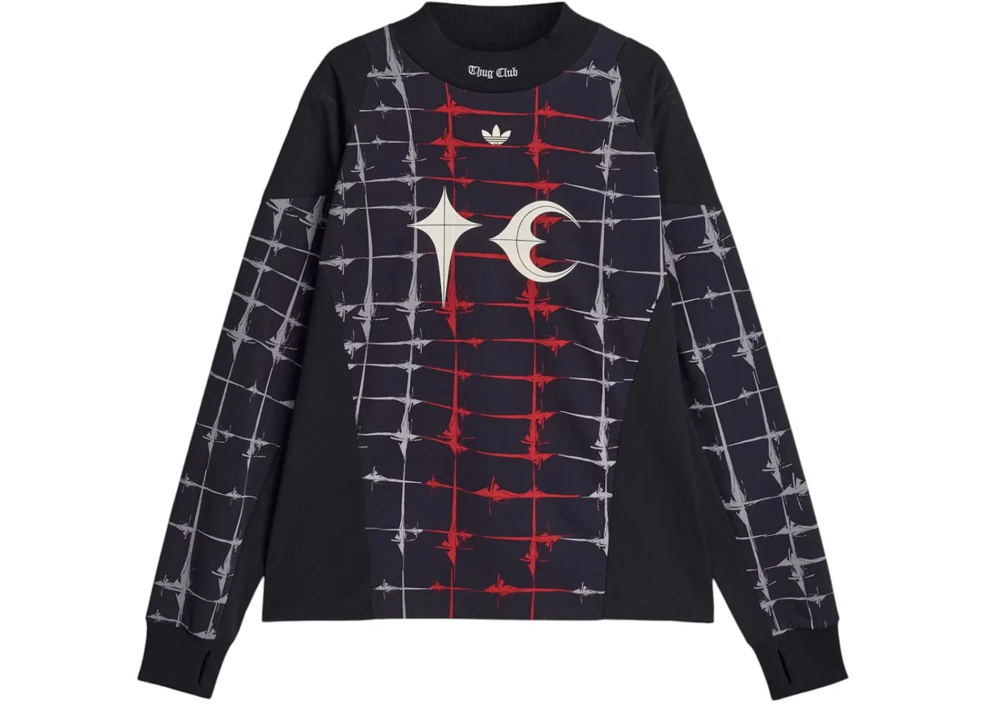 Мужская футболка с длинным рукавом Adidas x Thug Club Goalie L/S T-shirt, Black