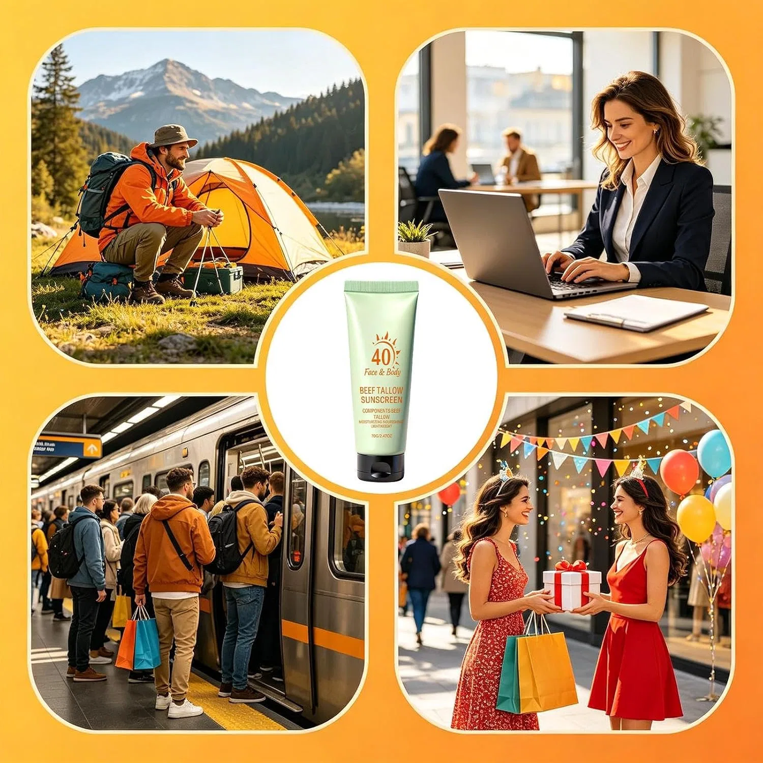 Солнцезащитный крем SPF 40, Generisch, 90 г — фото 4