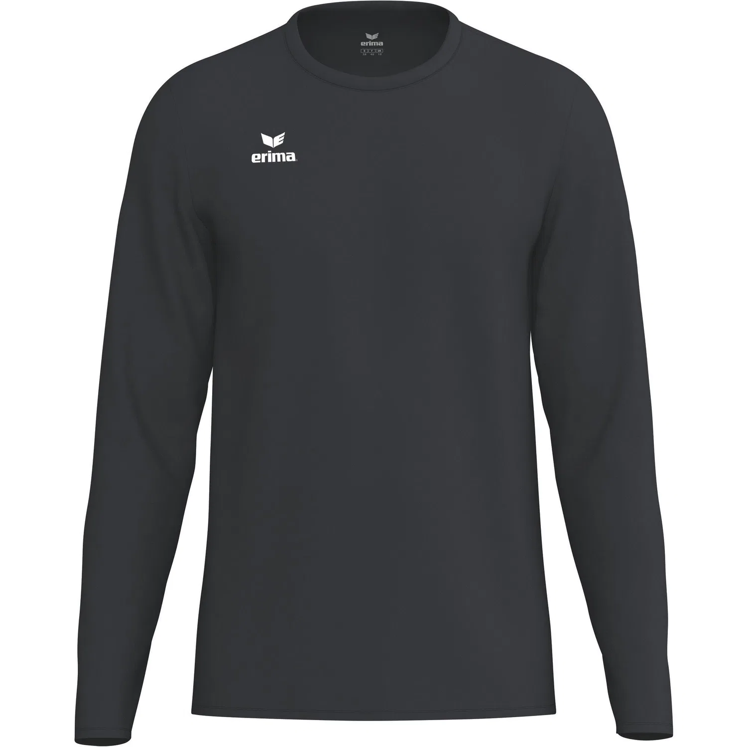 Детское лонгслив Erima Intro Longsleeve Function Black Junior, 55Protec, Черный