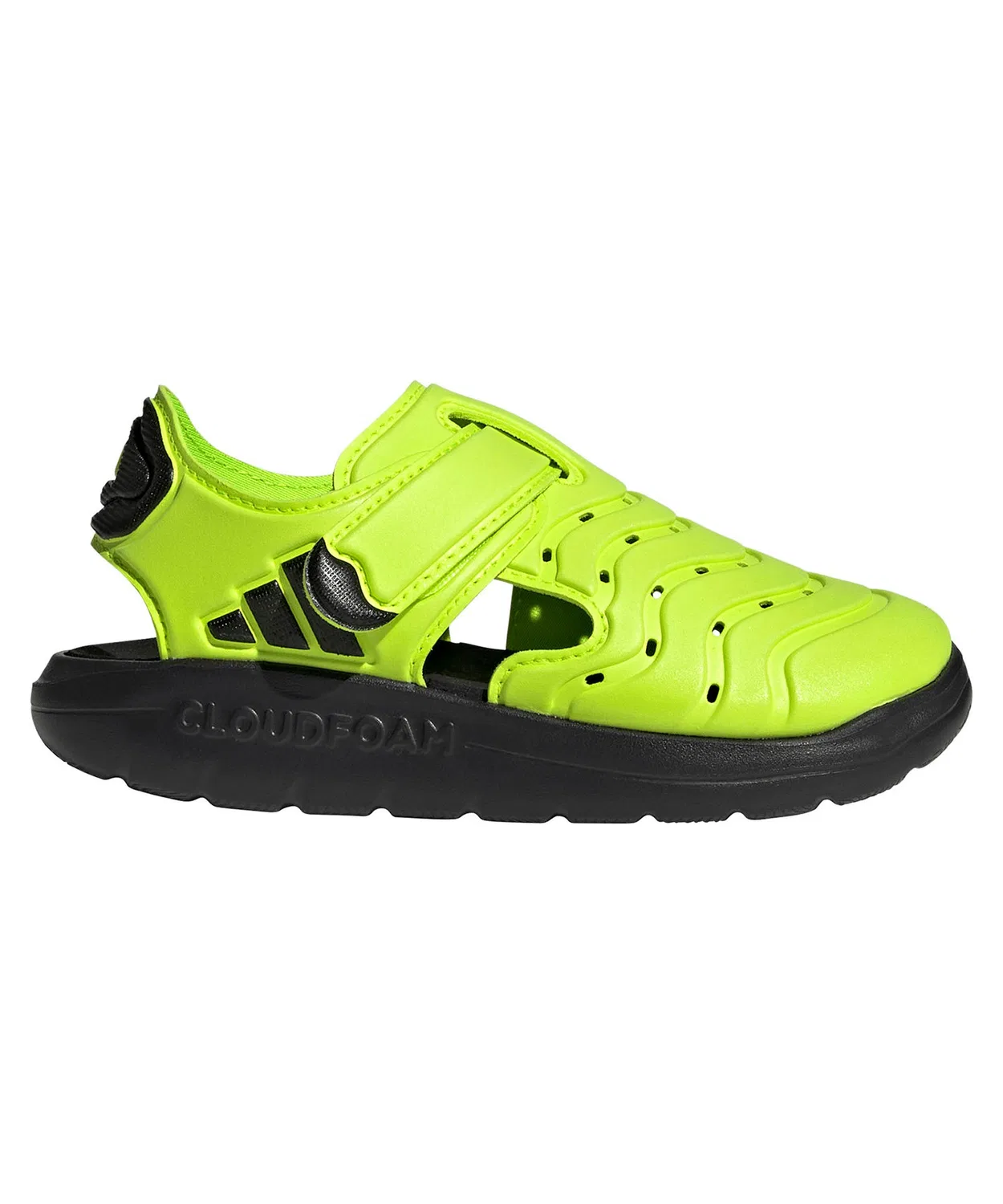 Детские спортивные сандалии с ремешком Cloudfoam Adidas, Lime