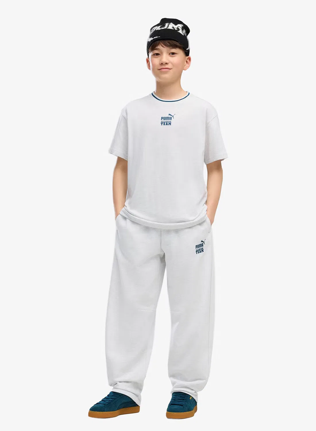 Спортивные штаны без рукавов relaxed barrel mid90s Puma, белый — фото 3