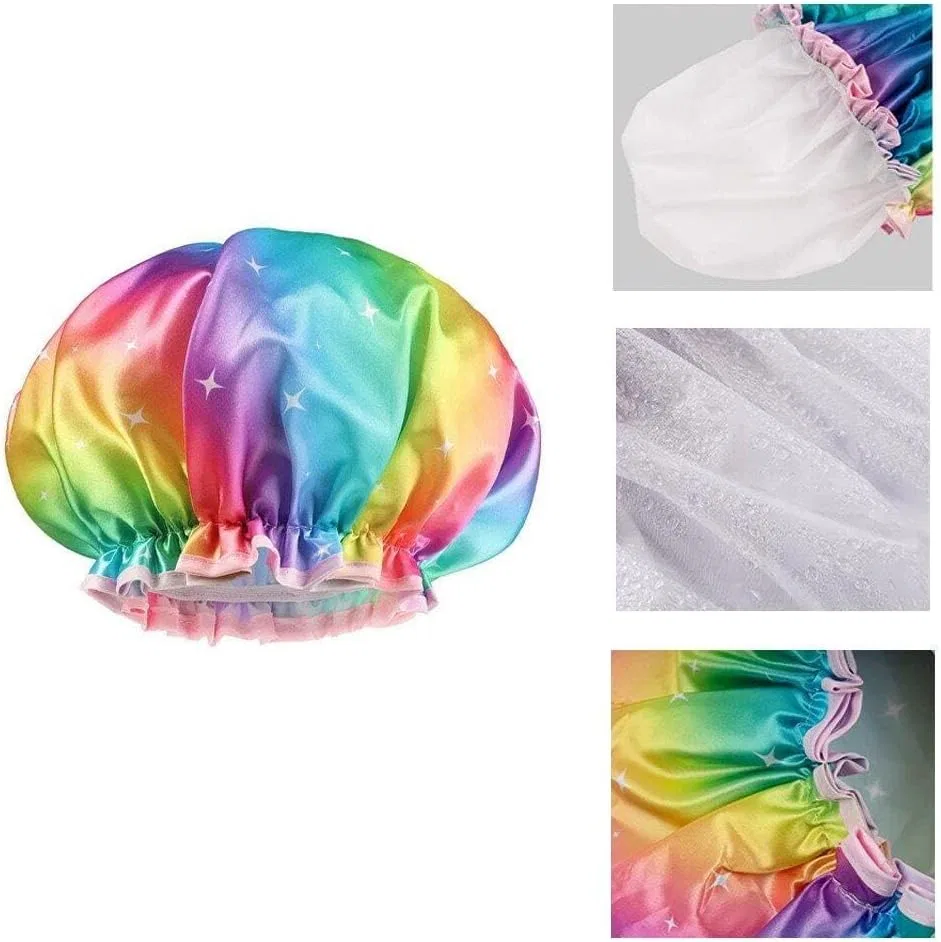 Шапочка для душа Extra Large, Hrippy, 1 шт, 32 см, Rainbow — фото 3