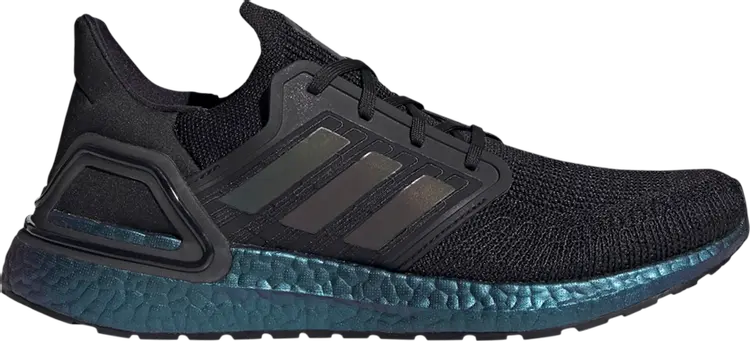 

Кроссовки Adidas UltraBoost 20 'Black Signal Cyan', черный