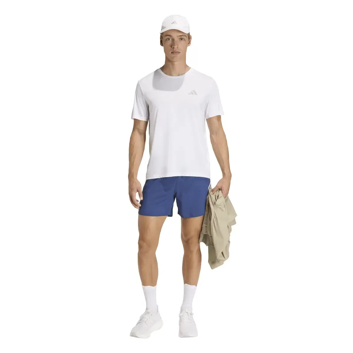 Мужская футболка из переработанного полиэстера Adi365 Good Adidas, Белый — фото 4