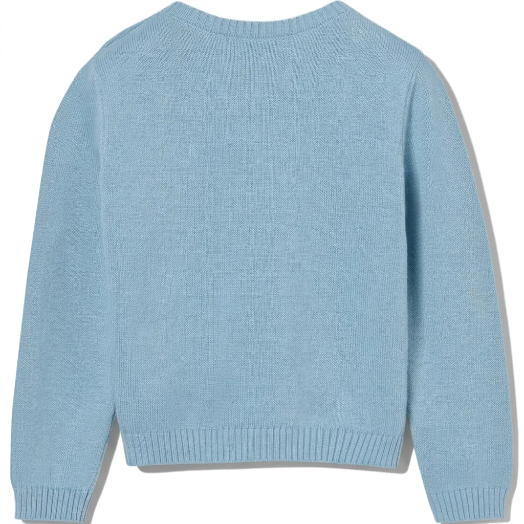 Детский свитер с круглым вырезом, синий, Baby Sweaters Crew Neck Moderate, GUCCI — фото 3