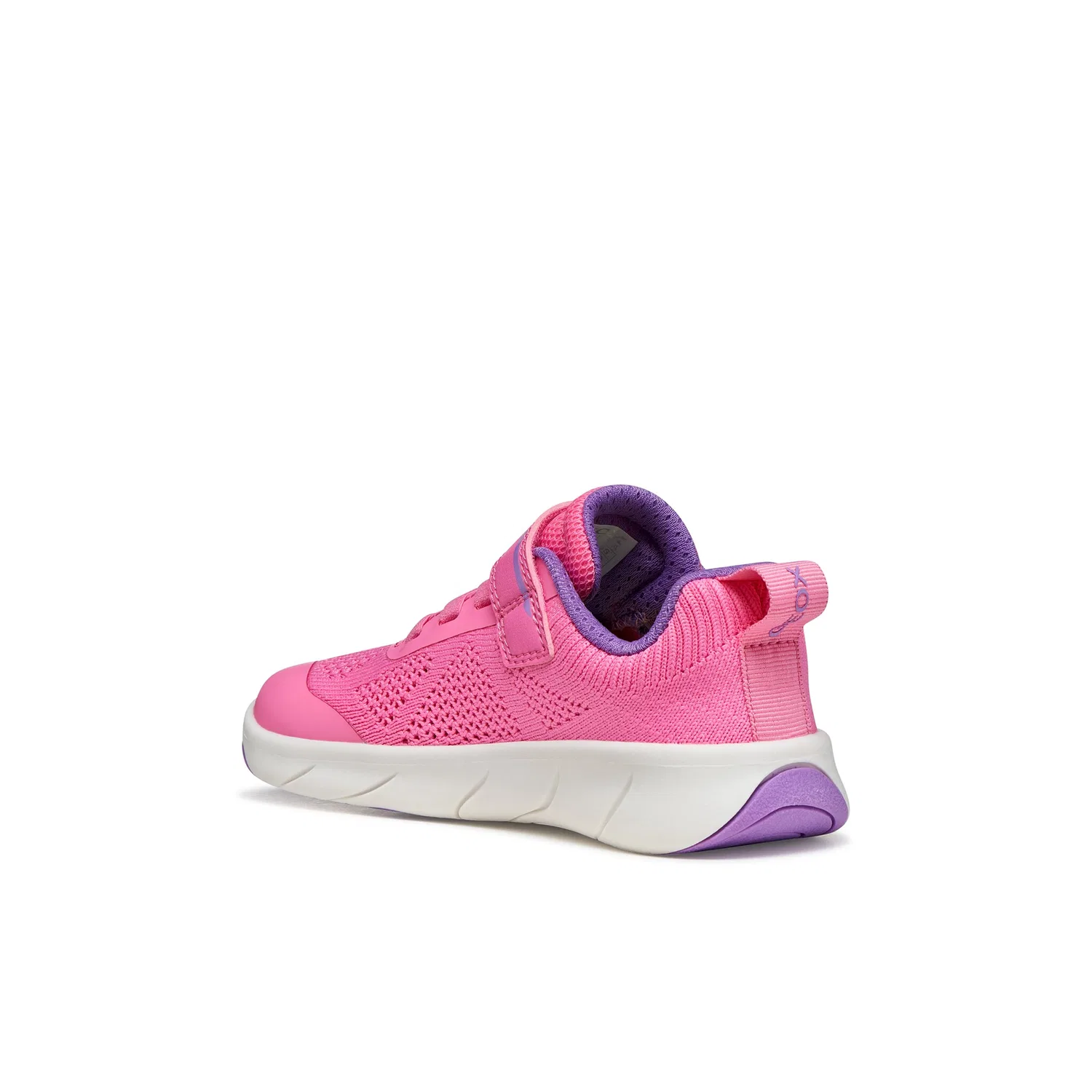 Детские дышащие кроссовки с мембраной J FOOT-RUN GIRL Geox, Pink-Purple — фото 2