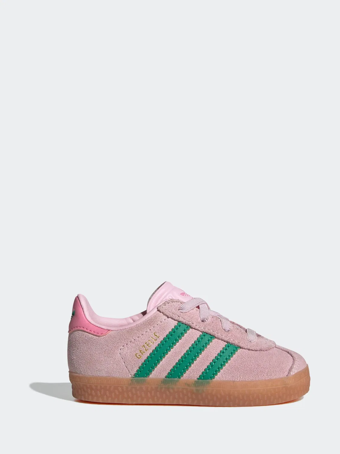 Кроссовки Gazelle, adidas Originals, розовый/зеленый