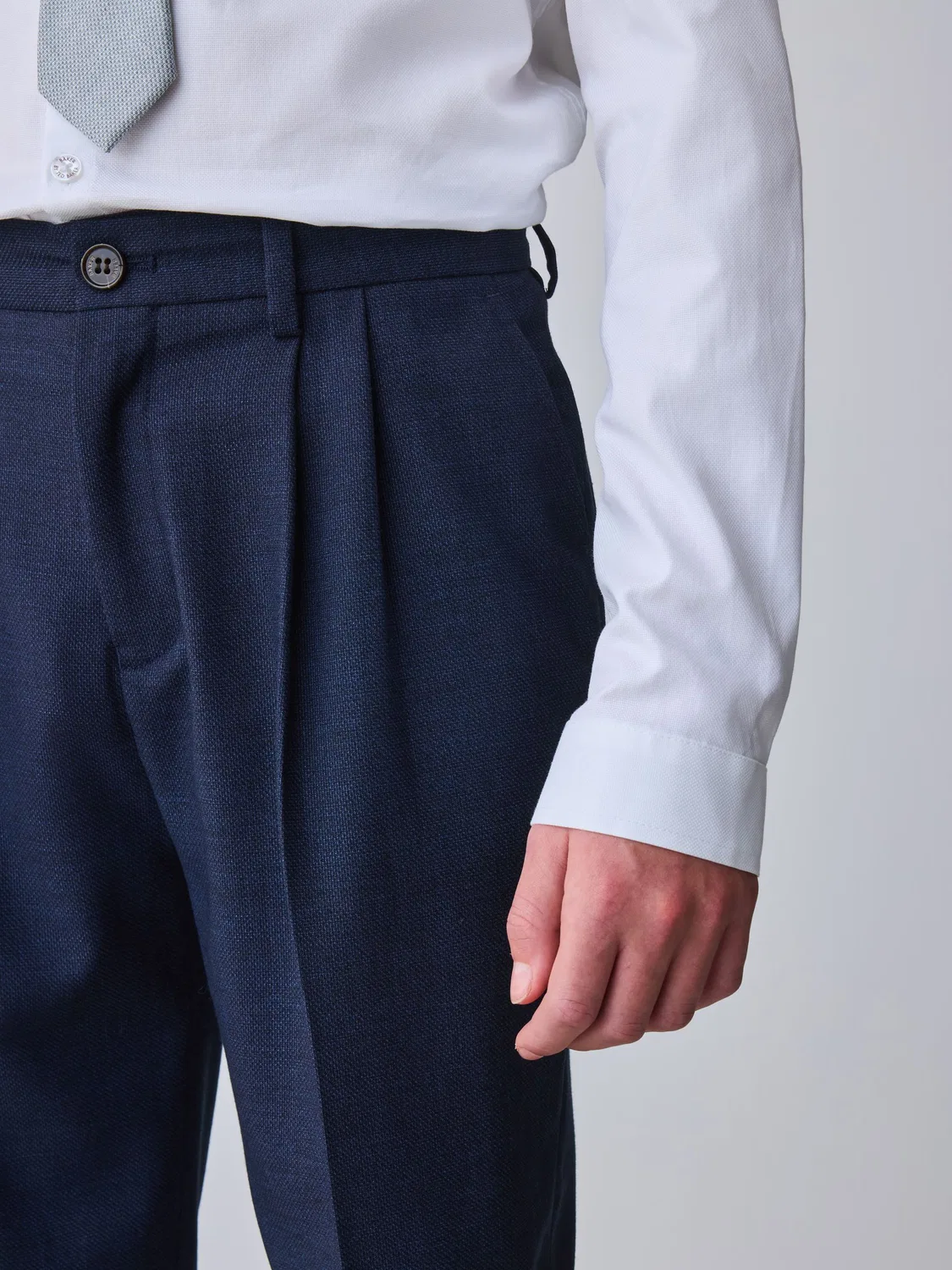 Брюки классические, Suit Trousers Baker by Ted Baker, темно-синий — фото 4