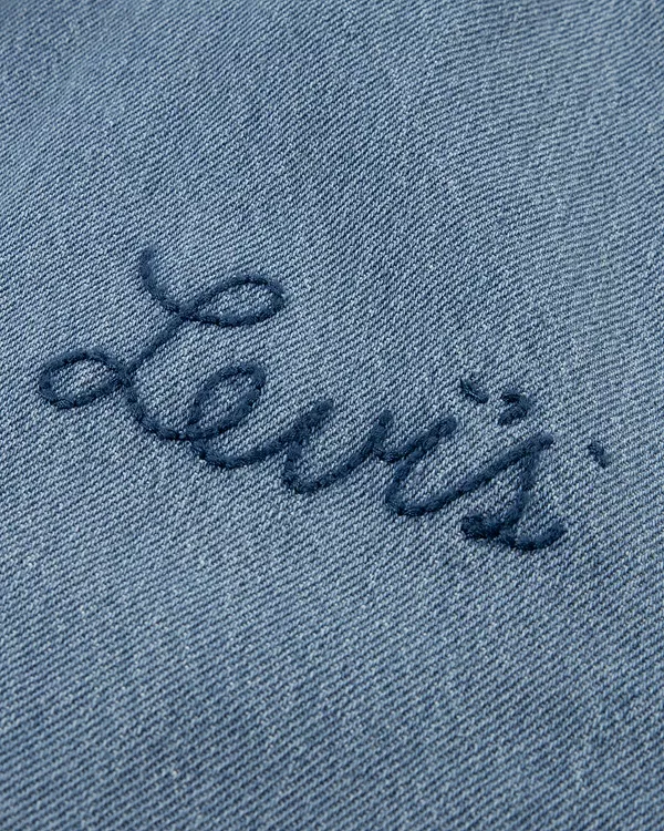 Детская джинсовая куртка для девочек с воротником Levi's, Desert Sky — фото 3