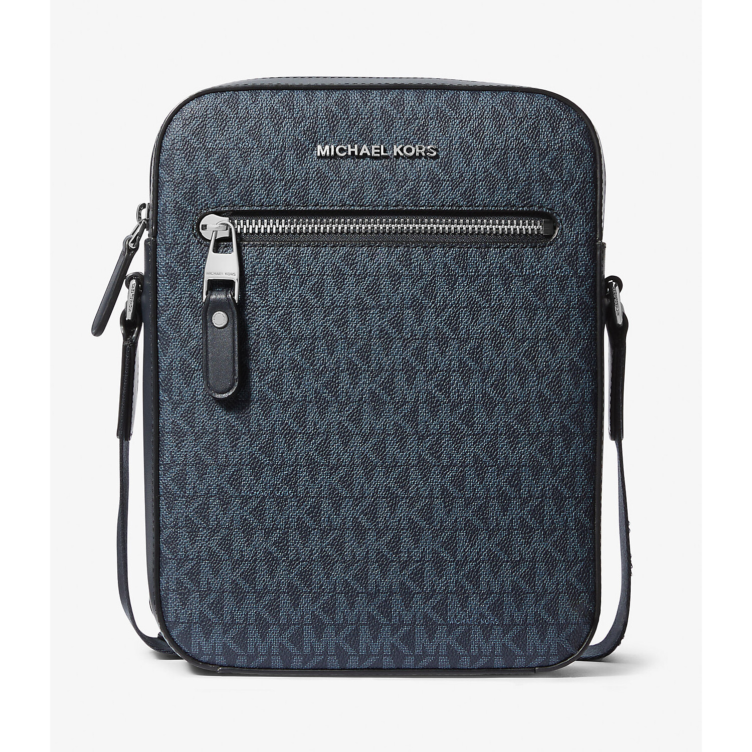 

Сумка-слинг Michael Kors Varick Logo Flight, синий