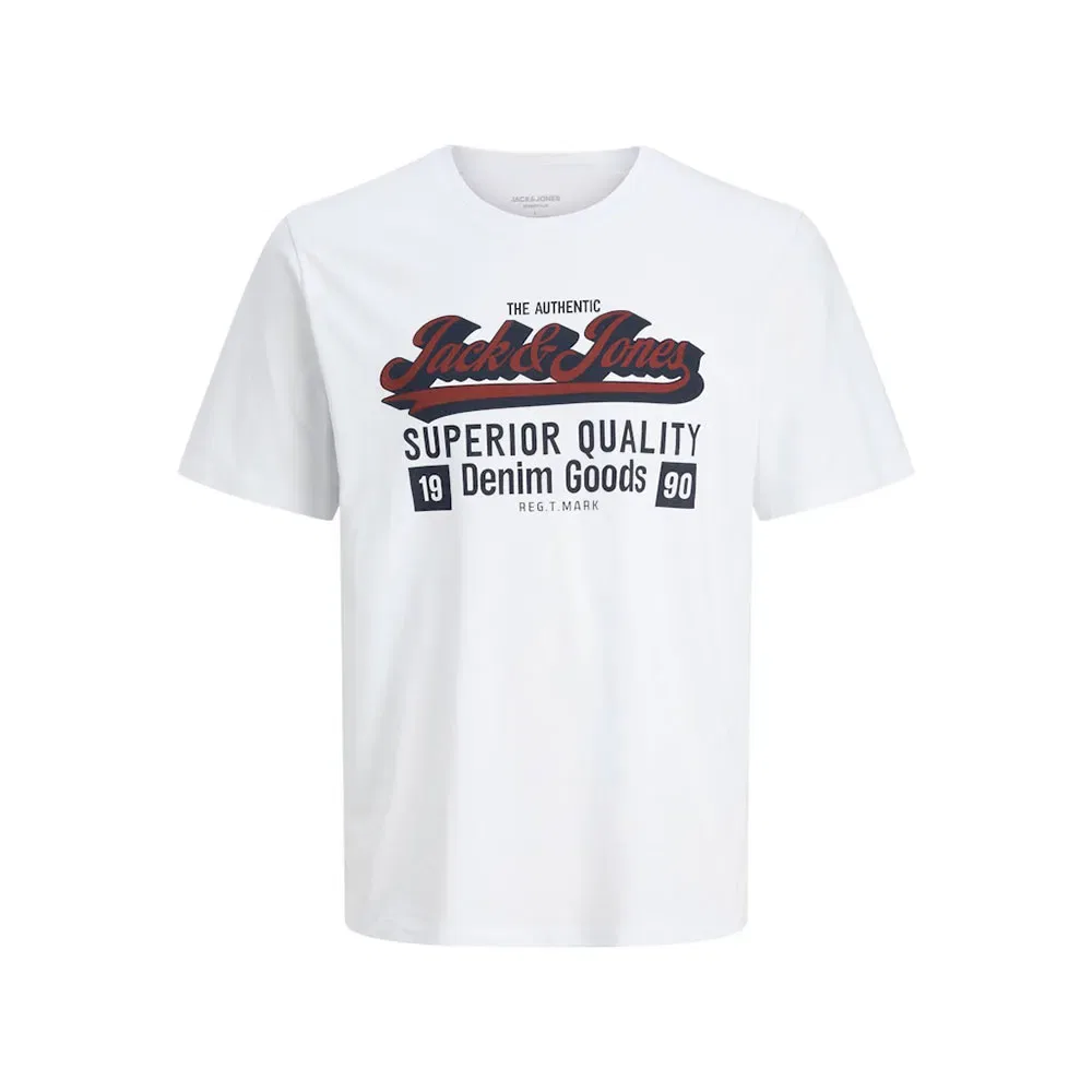 Футболка с коротким рукавом Logo 2 Col Jack & Jones, белый
