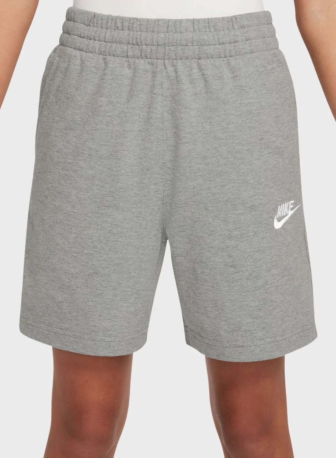Шорты с логотипом Nike, серый — фото 3