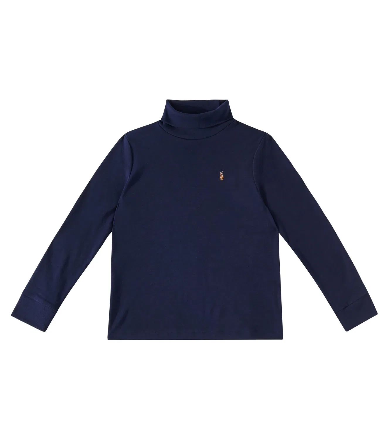 Свитер-водолазка хлопковый Polo Ralph Lauren Kids, синий