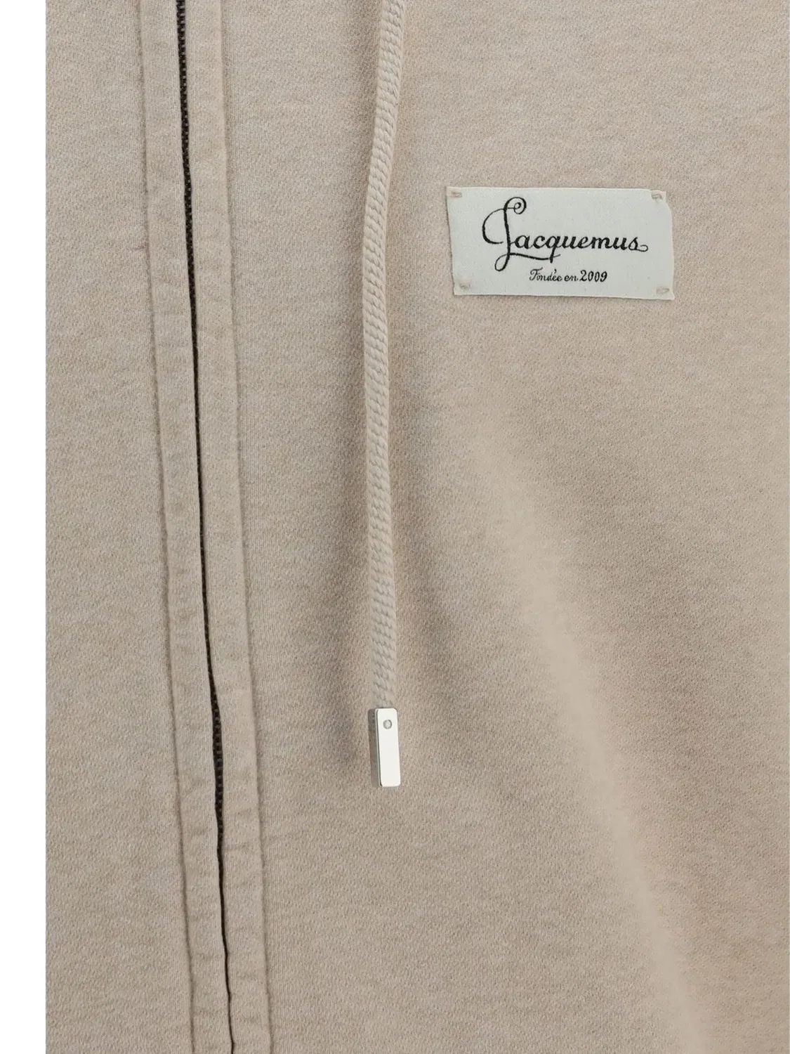 Худи Corso из меланжевого хлопка Jacquemus, нейтральные — фото 2