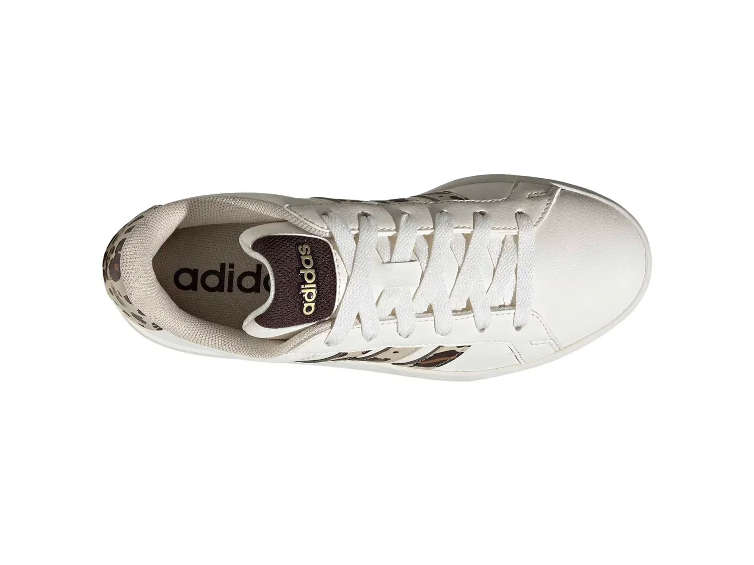 Кроссовки Grand Court 3.0, adidas, белый с принтом — фото 3