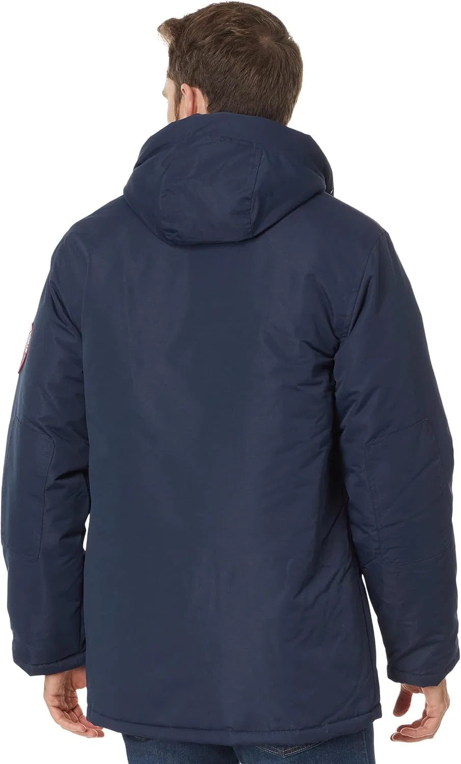 Мужское длинное пальто-парка с капюшоном U.S. POLO ASSN., Classic Navy — фото 2