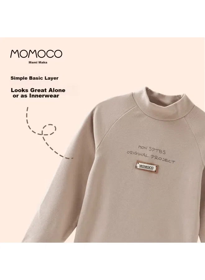 Лонгслив с принтом Momoco
