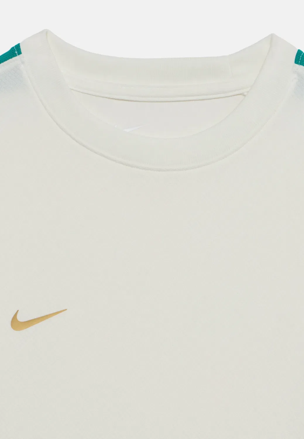 Спортивная футболка унисекс Strike Nike Performance, Sail/Teal/Gold-Coloured — фото 3