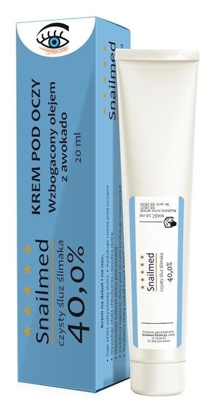 

Snailmed Czysty Śluz Ślimaka 40,0% крем для глаз, 20 ml