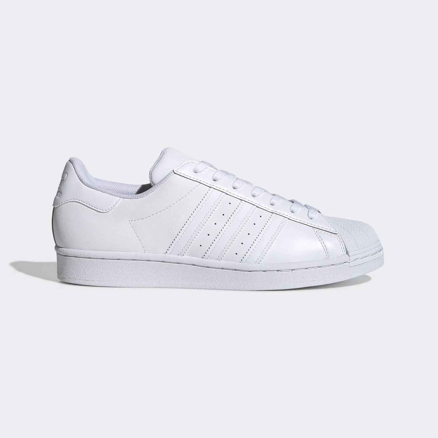 Детские кроссовки с кожаным верхом Superstar Adidas, Ftwr White Ftwr White Ftwr White 960 — фото 3