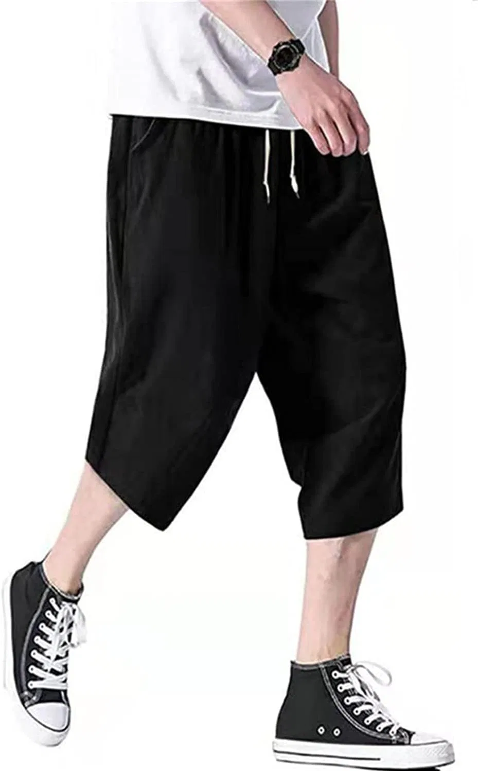 Шорты джинсовые, Generic, L, Черный