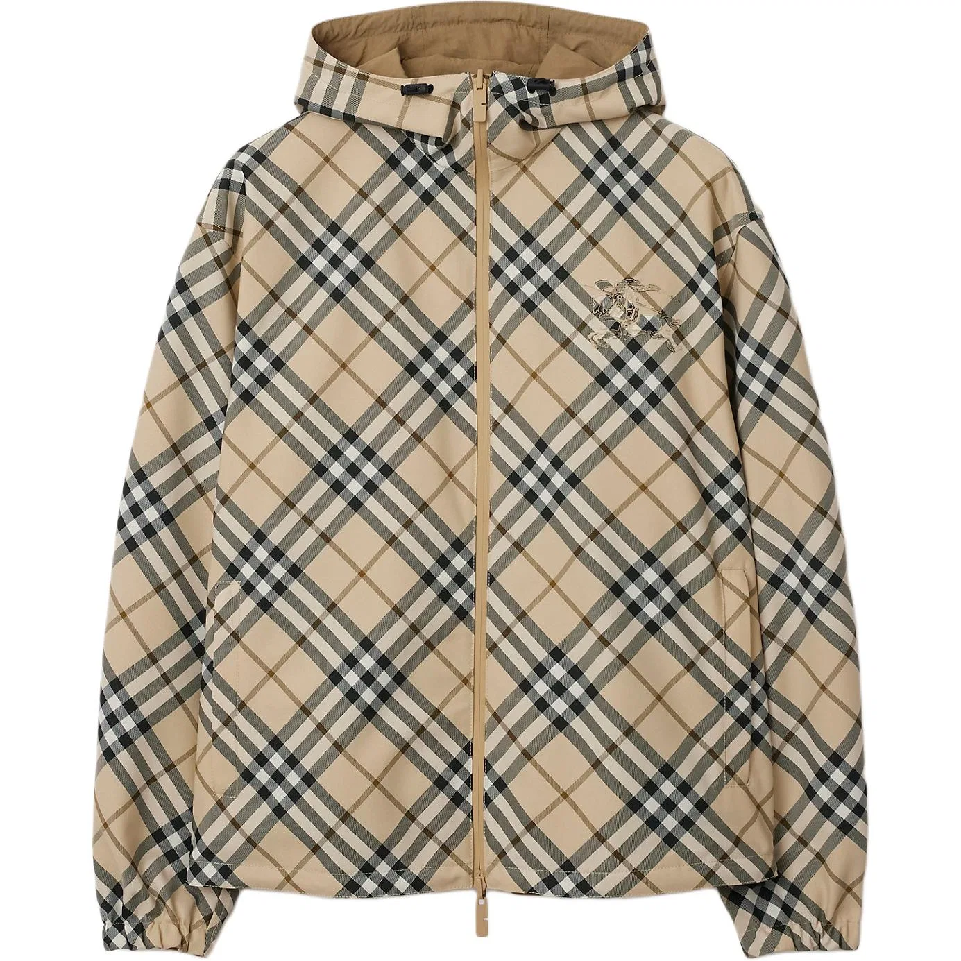 Мужская куртка в стиле кэжуал Burberry, Beige Gray