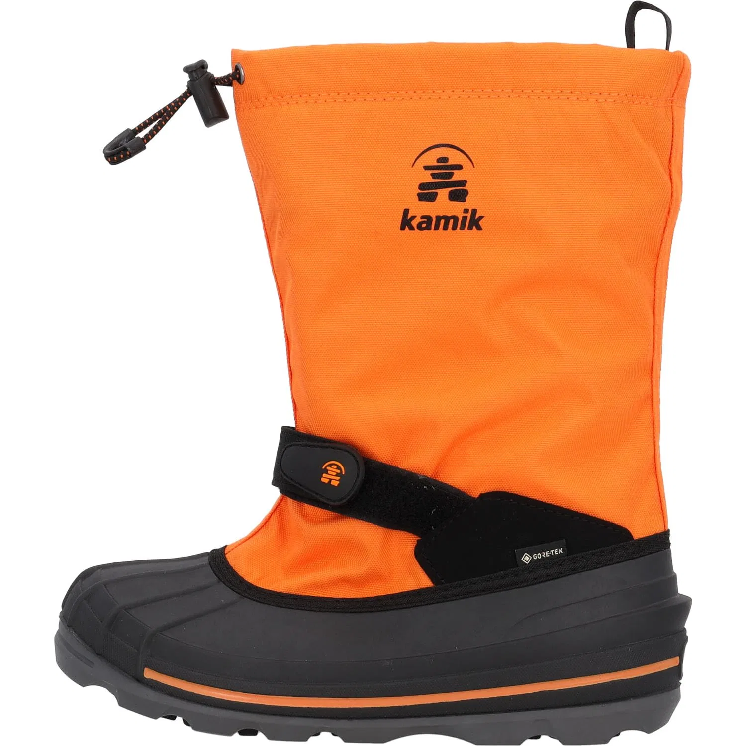 Детские снежные ботинки для мальчиков водонепроницаемые Waterbug8g Kamik, Orange — фото 3