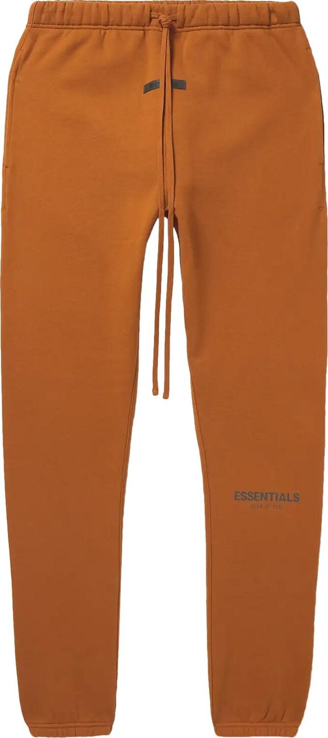 Спортивные брюки Fear of God Essentials x Mr. Porter Exclusive Sweatpants 'Vicunia', коричневый — фото 2