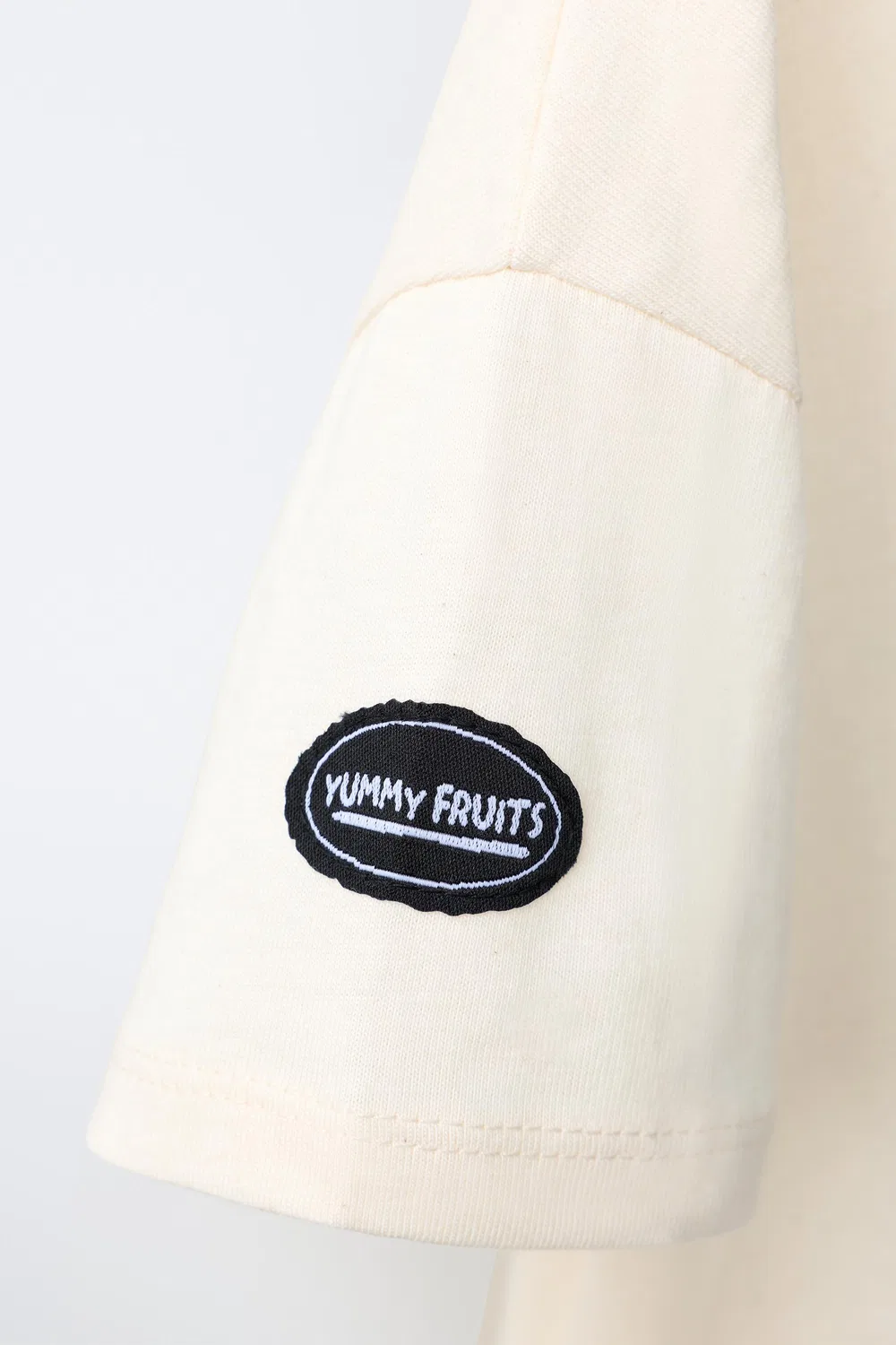 Футболка с фруктовым принтом ZARA, Oyster-White — фото 4