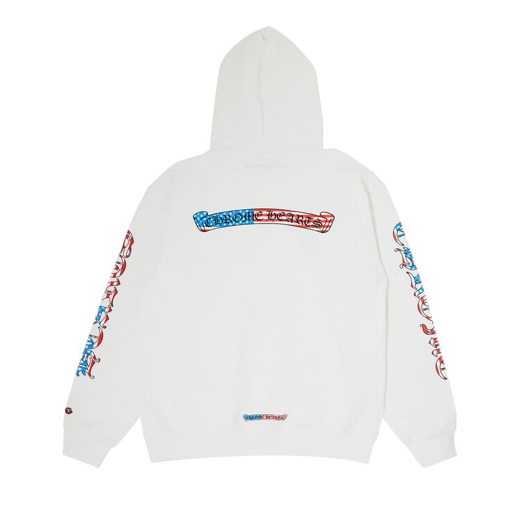 Худи Chrome Hearts x Matty Boy 4th Of July Hoodie 'White', белый — фото 3