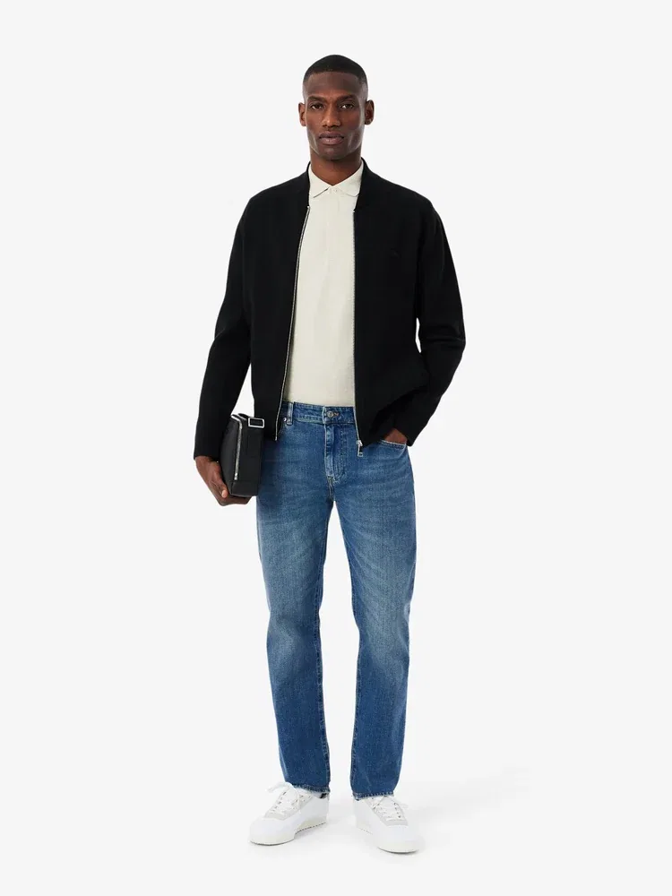 Джинсы Slim Fit LACOSTE, Navy — фото 4