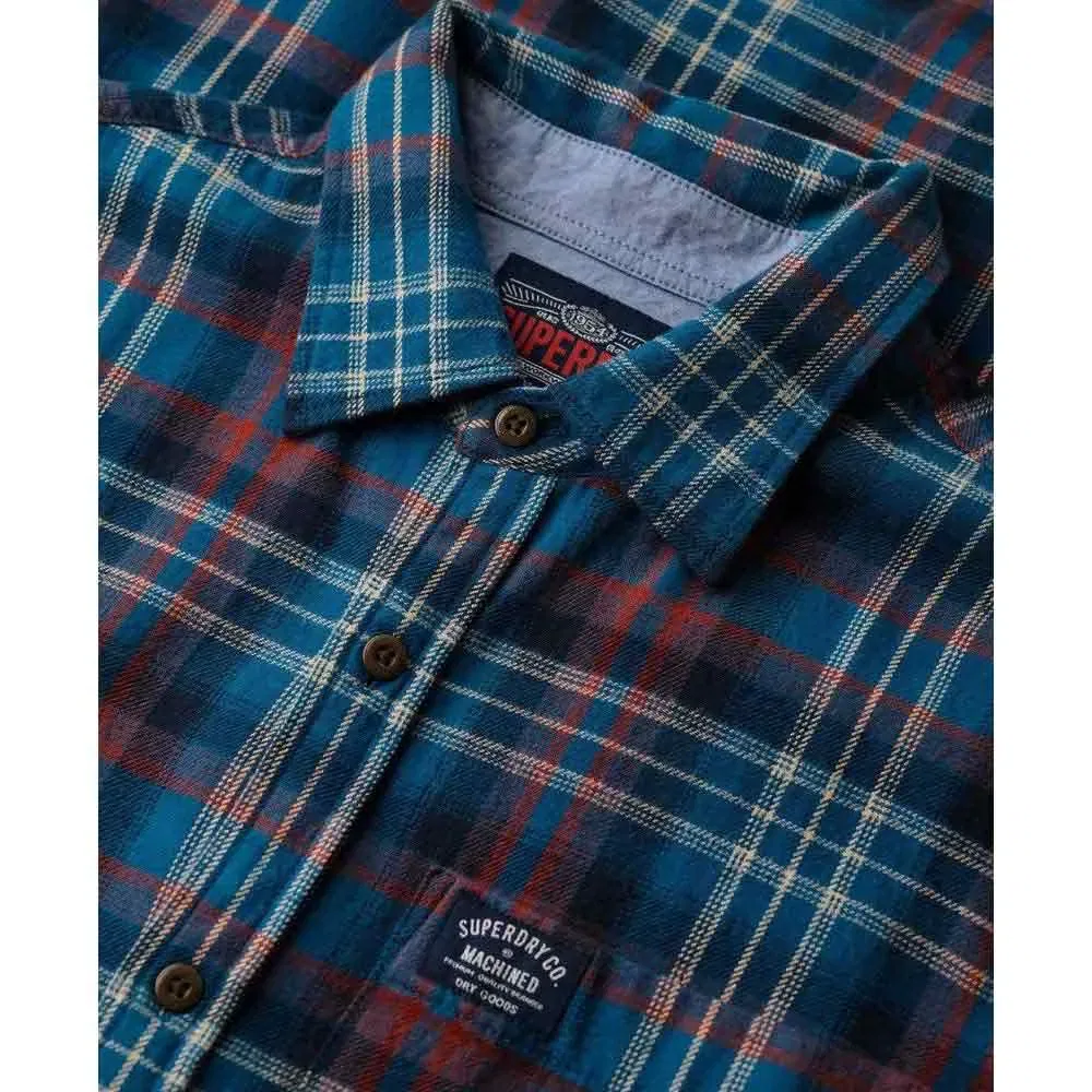 Рубашка с длинным рукавом M4011047A Superdry, синий — фото 2