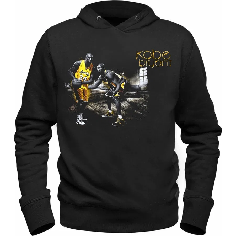 Детский свитшот с цифровым принтом Kobe Bryant, Черный Alfa Tshirt