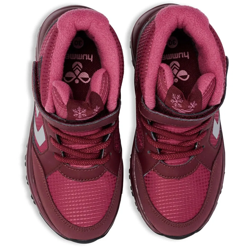 Детские ботинки для мальчиков водонепроницаемые hummel Explorer Tex JR hummel, Red — фото 2
