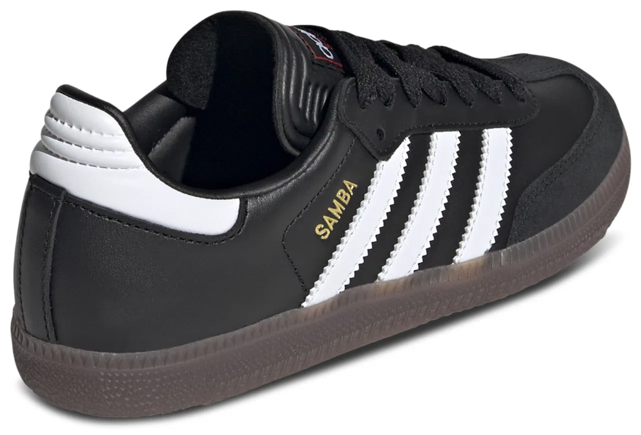 Кроссовки для мальчиков Samba Adidas, черный/белый — фото 3