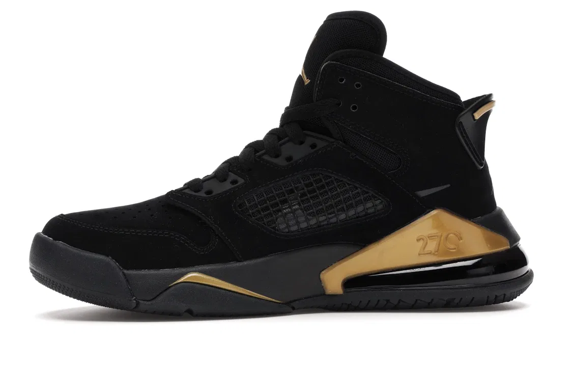 Детские кроссовки Lifestyle Jordan Mars 270 Jordan, Black/Metallic Gold — фото 3