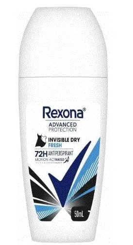 Дезодорант-антиперспирант Invisible Dry Fresh Rexona, набор 6x50 мл