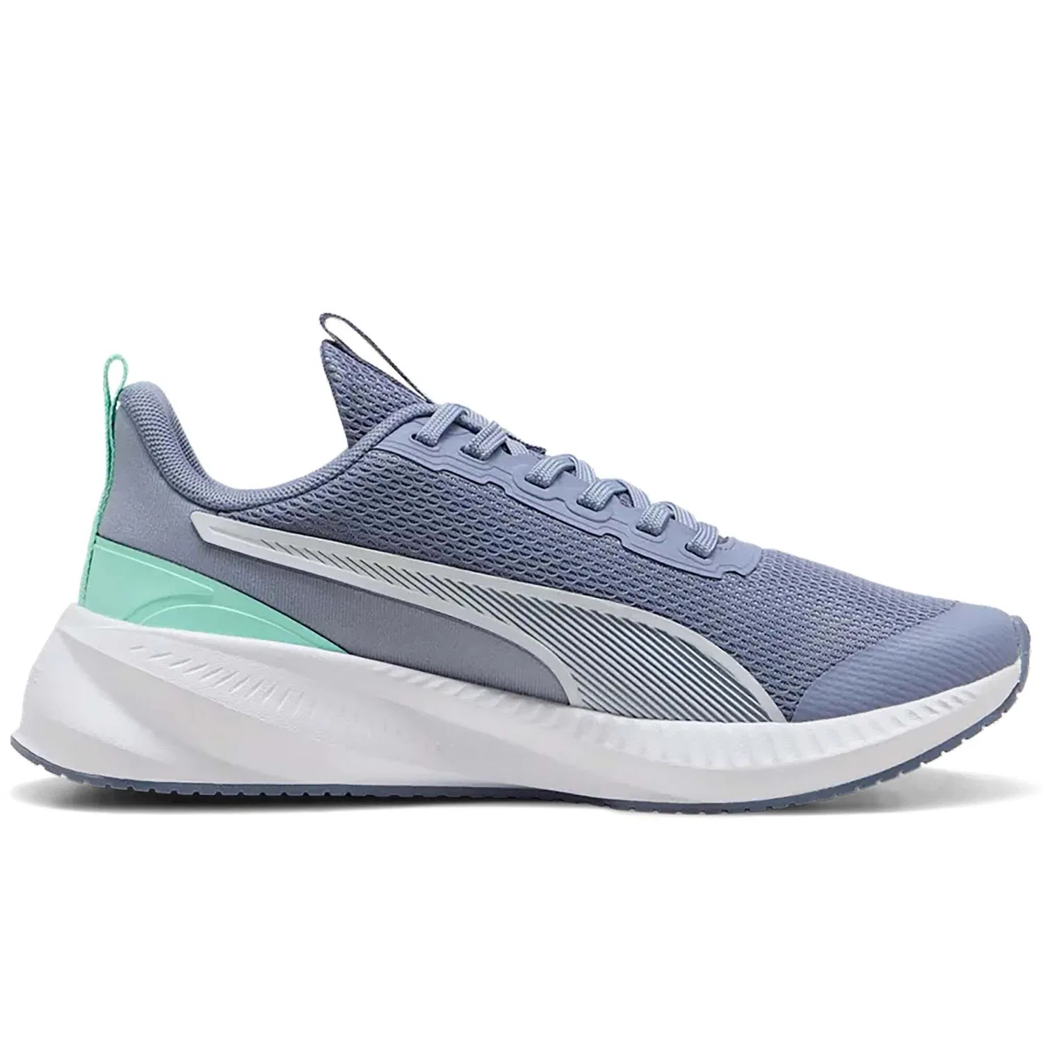 Детские кроссовки Puma Flyer Lite 3 Jr, Gray Sky Mint Jelly Puma White — фото 3