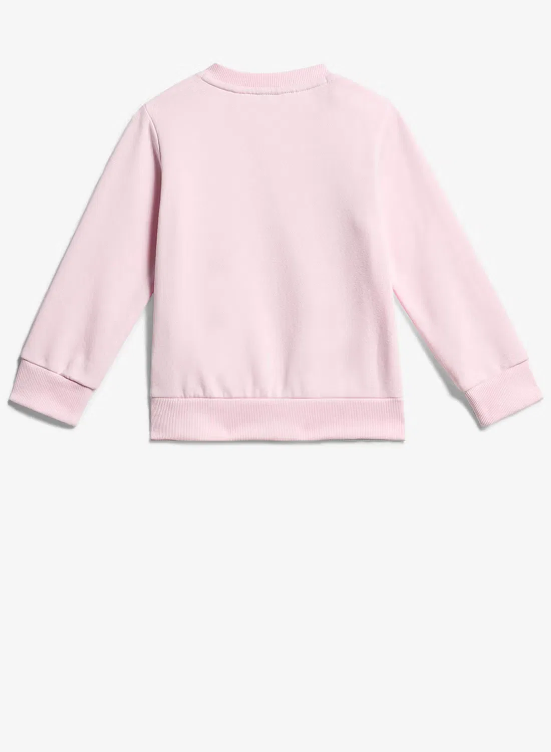 Комплект из футера с мягким флисом Infant Essential Adidas, розовый — фото 3